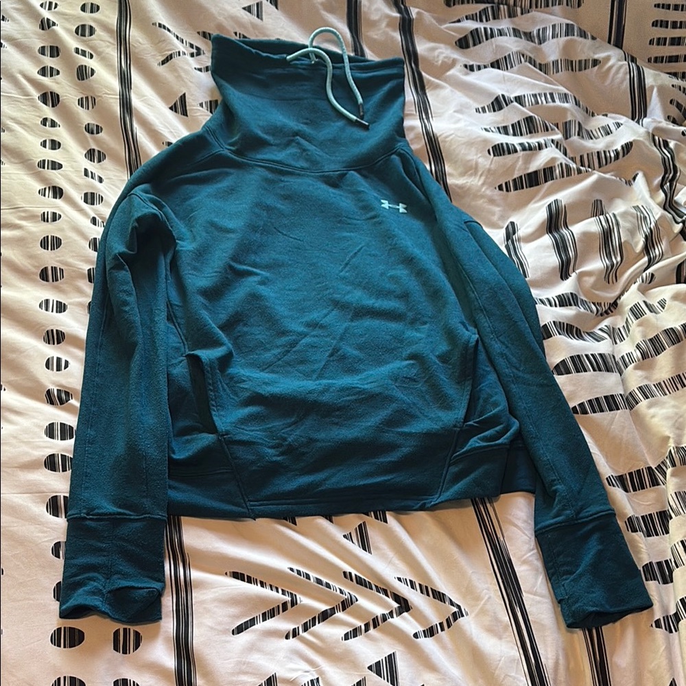 Under Armour Teal High-Collar Pullover
